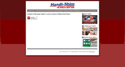 Desktop Screenshot of handi-shim.com