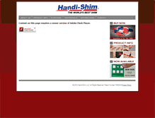 Tablet Screenshot of handi-shim.com